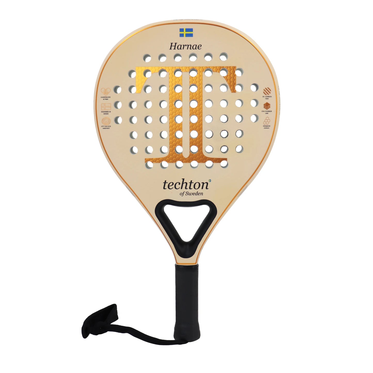 Lightweight FC/3K Full Carbon Fiber Padel Racket – Rough Surface with EVA Memory Flex Foam Core