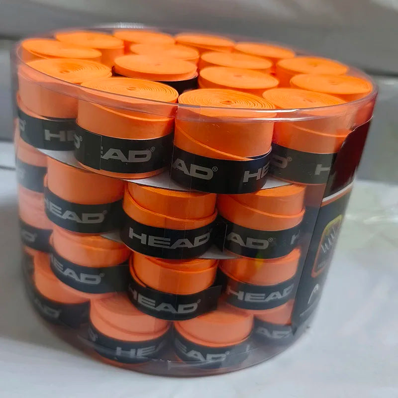 60 Pieces Original HEAD Tennis Overgrip Anti Slip Racket Sweatband Grips Padel Shock Absorption Grip Tape Training Accessories