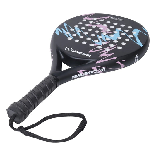 AED4-CAMEWIN 4018 Padel Racket Tennis Carbon Fiber Soft EVA Face Tennis Paddle Racquet Racket With Padle Bag Cover
