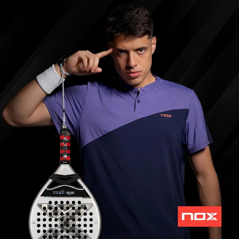 Padel Racket AT10 by Agustin Tapia – 18K Aluminized Carbon with MLD Black EVA Core