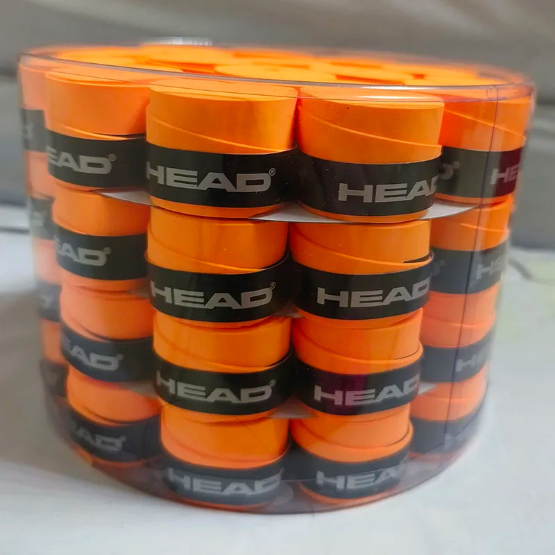 60 Pieces Original HEAD Tennis Overgrip Anti Slip Racket Sweatband Grips Padel Shock Absorption Grip Tape Training Accessories