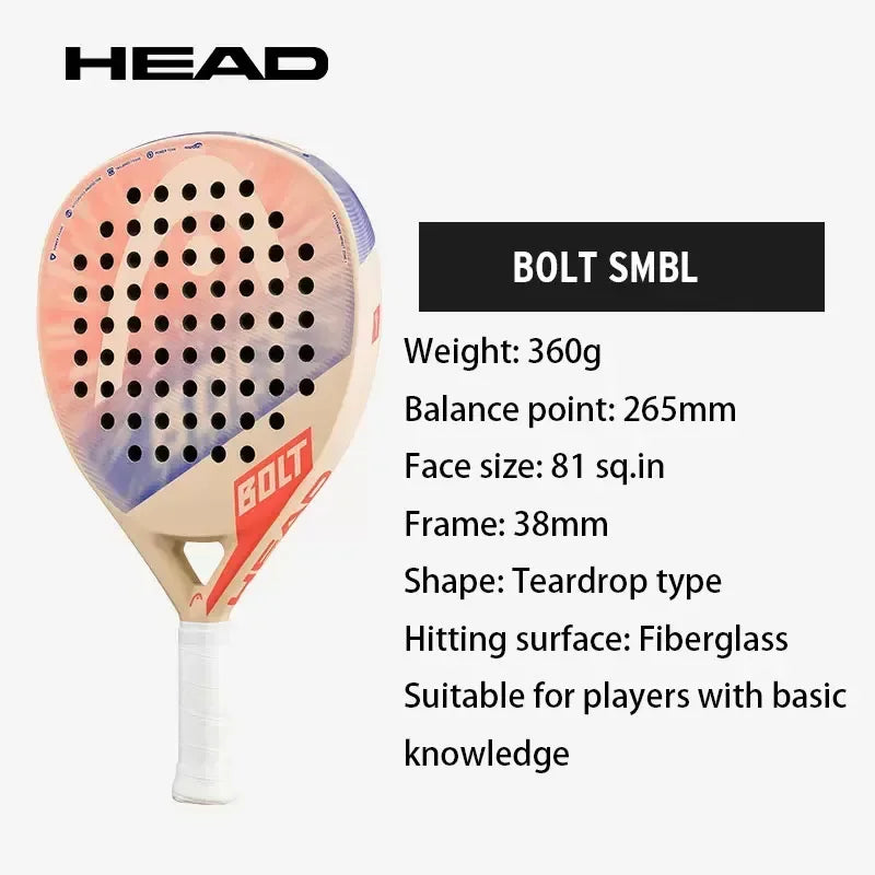 Padel Cage Tennis Racket BOLT Series Carbon Fiber
