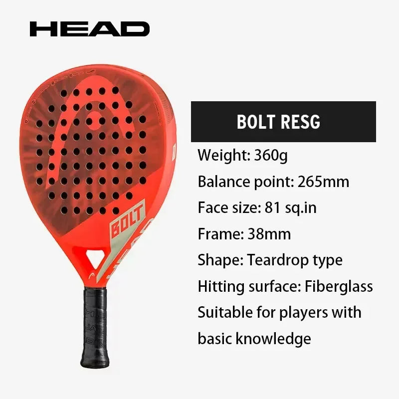 Padel Cage Tennis Racket BOLT Series Carbon Fiber