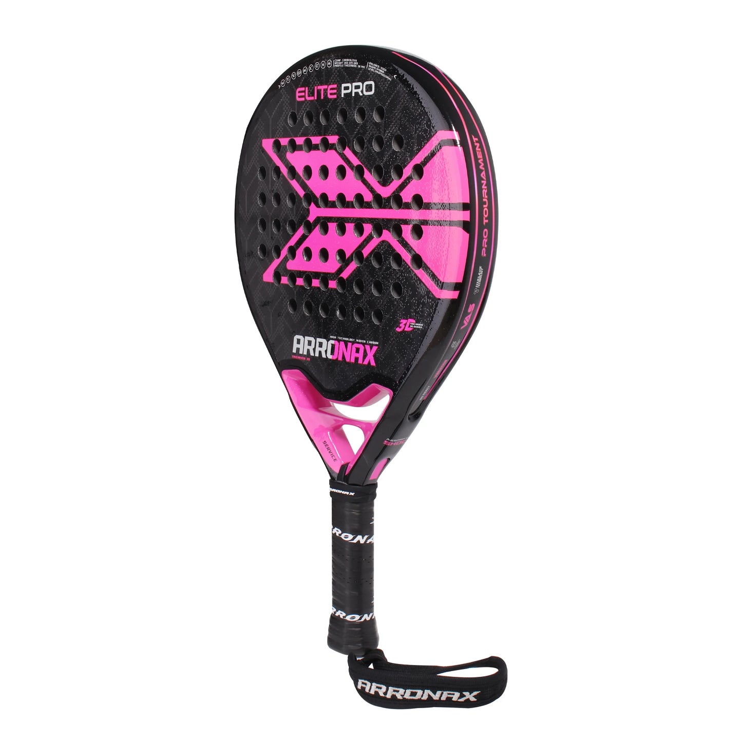 ARRONAX 2024 Padel Racket – Carbon Fiber Face with Soft EVA Core (No Cover Included