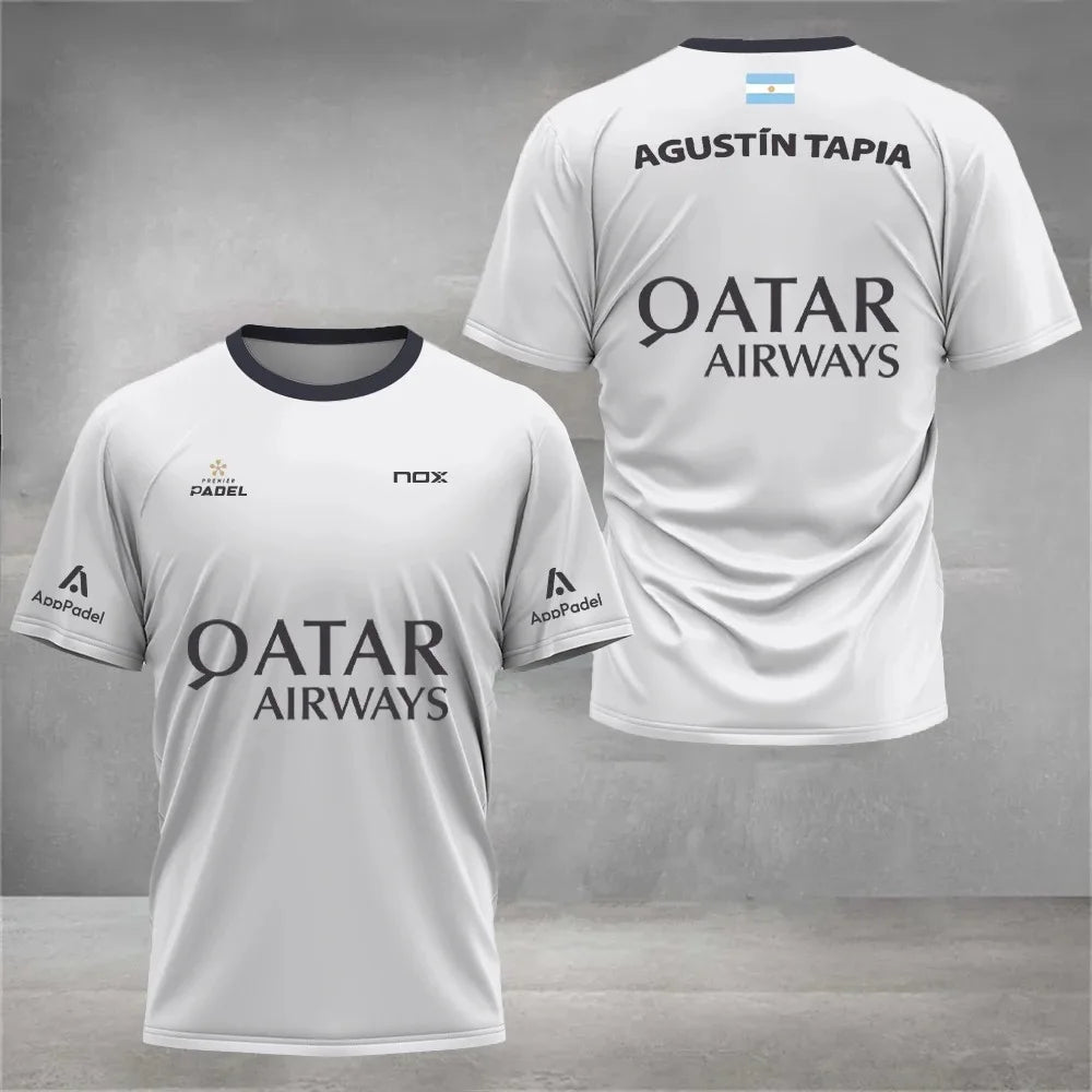 Padel Short Sleeve Fitness T-Shirt
