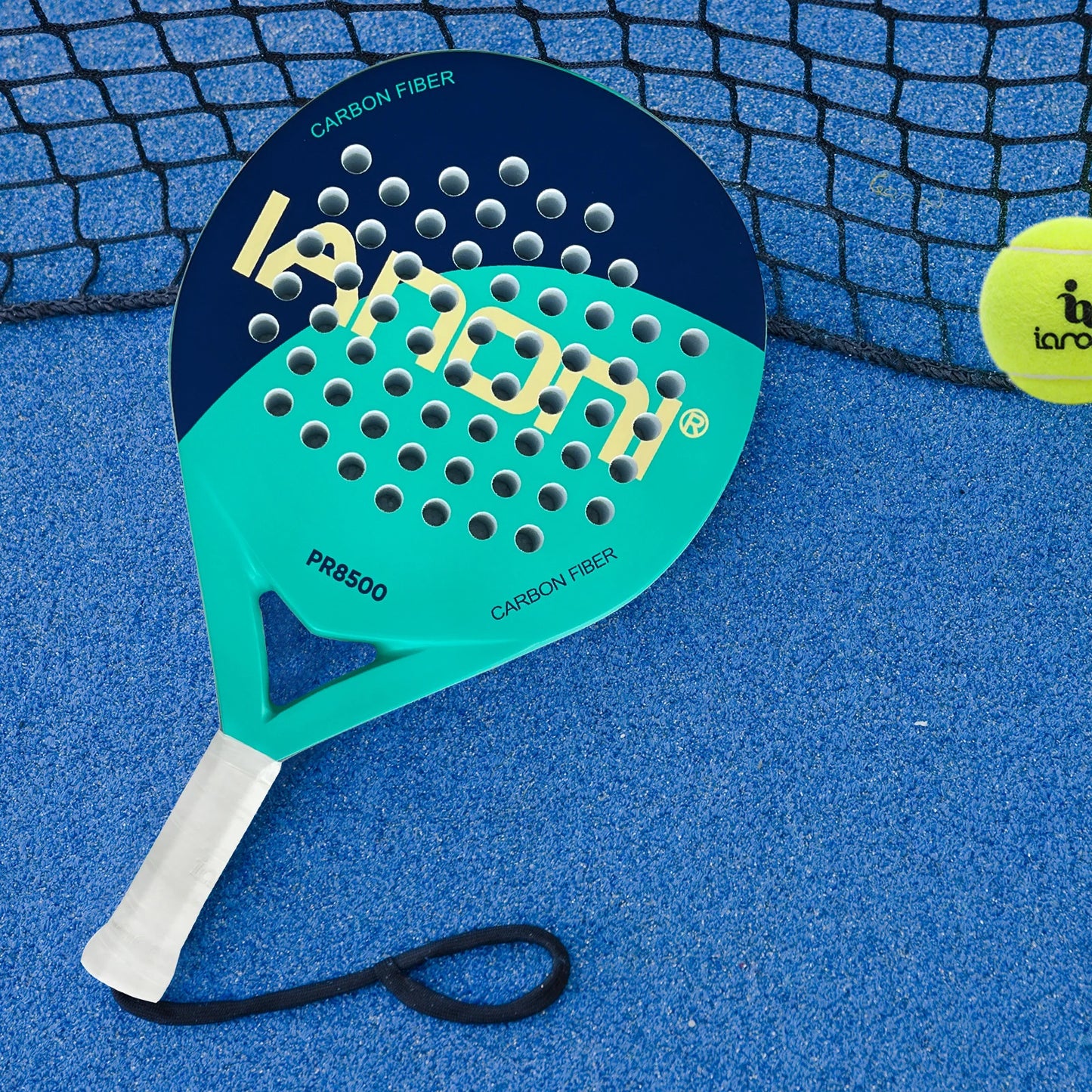 Padel Racket - Carbon Fiber Surface with EVA Memory Flex Foam Core