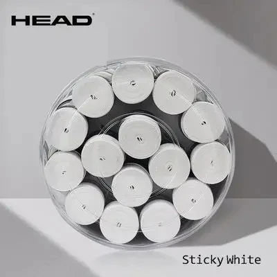 60pcs/lot HEAD Tennis Overgrip Padel Racket Single Tenis Grip Tape Anti Slip Outdoor Training Sweatband Badminton Accessories