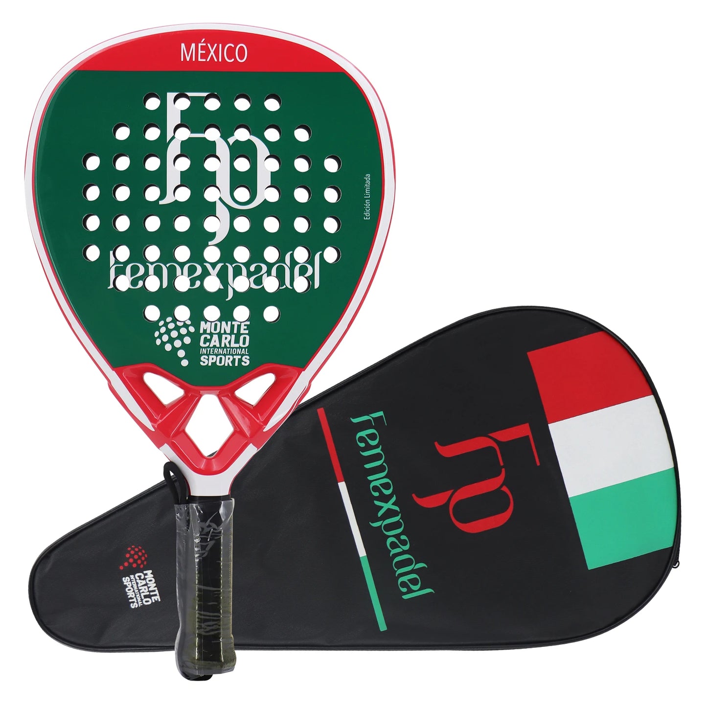 Padel Paddle Racket P90 3K Carbon Fiber Surface with EVA Memory Flex Foam Core Padel Tennis Racquets Lightweight