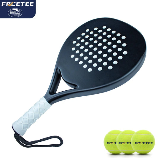 Factory Hot Sale 12K Padel Racket Full Carbon Training Racquet Exclusive Tennis Logo 100% Graphite High Quality Racquet for