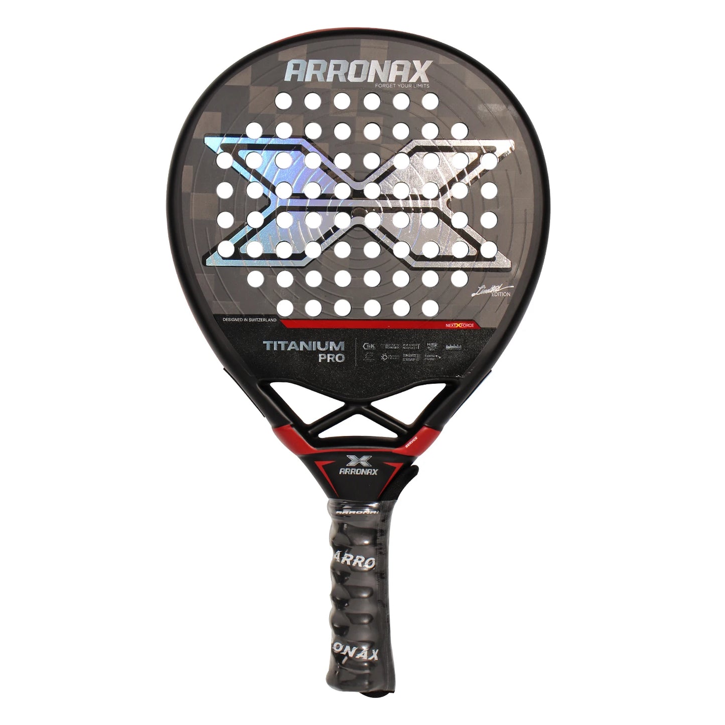 Arronax Professional Custom 2025 AT10 Luxury 18K Padel Tennis Rackets with EVA Core Pelotas De Padel for Padel Players