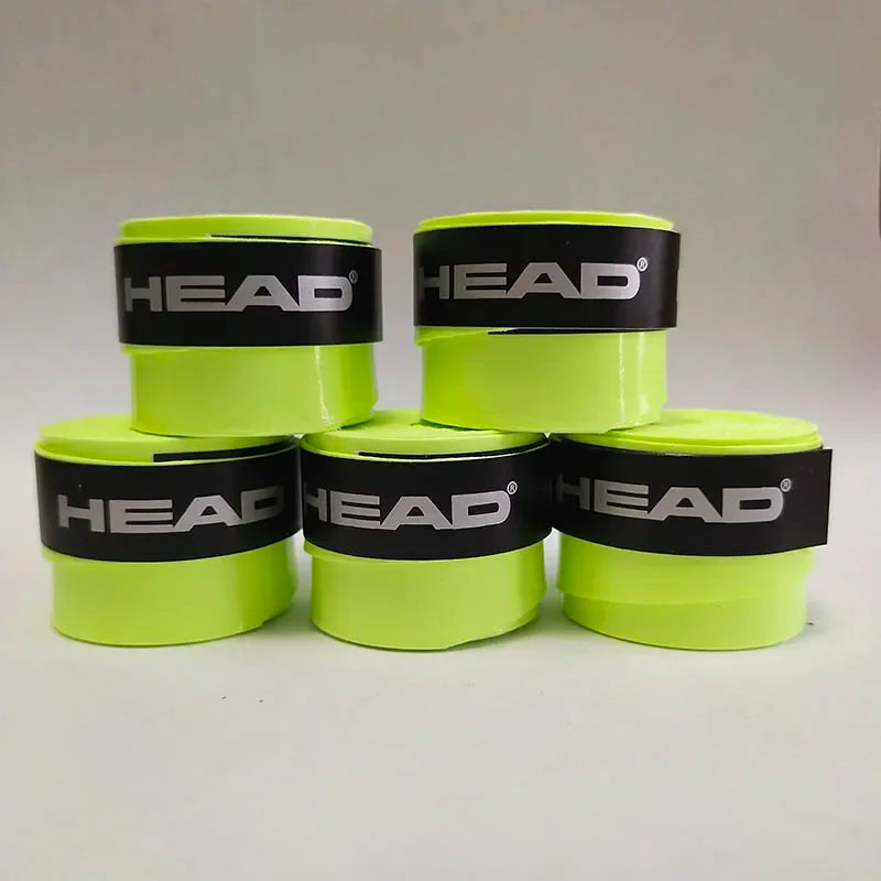 5 Pieces Original Head Overgrip Tennis Racket Anti Slip Grips Padel Accessory Shock Tennis Badminton Squash Training Sweatband