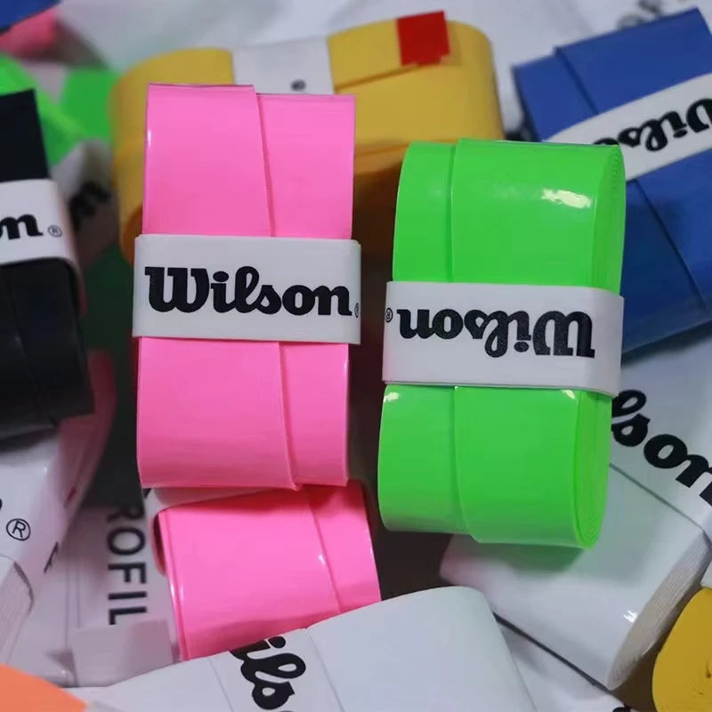 12PCS Wilson Tennis Racket Overgrip Sweat Band Absorption Grip PU Non-slip Racket Handle Grip Tennis Griptape Padel Grip PRO