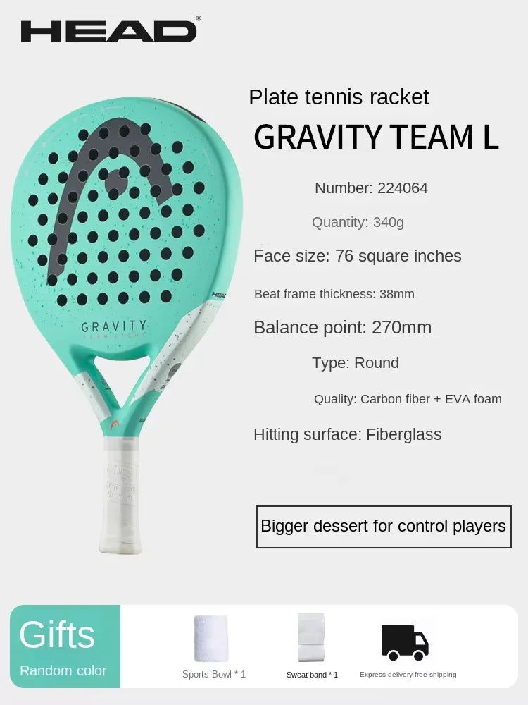 2025 NEW HEAD COELLO Series Padel Racket – Carbon Fiber with EVA Memory Flex Foam Core