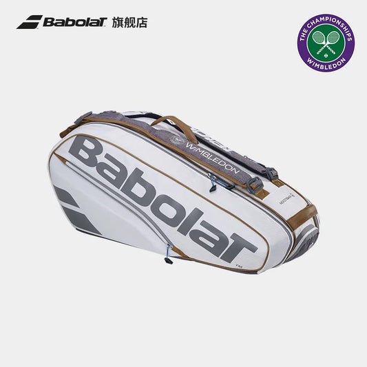Babolat 2024 New Tennis Bag RH6 RH9 Tennis Backpack PURE WIMBLEDON Series Sports Bag Tennis Rackets Beach Rackets Padel Pack