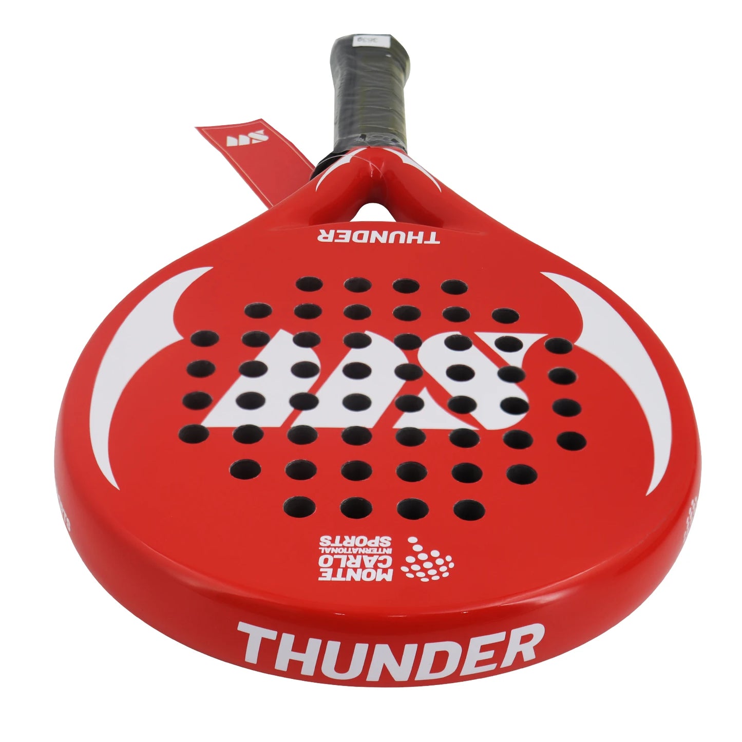 THUNDER Padel Racket – 3K/18K Carbon Fiber with EVA Soft Teach Rubber