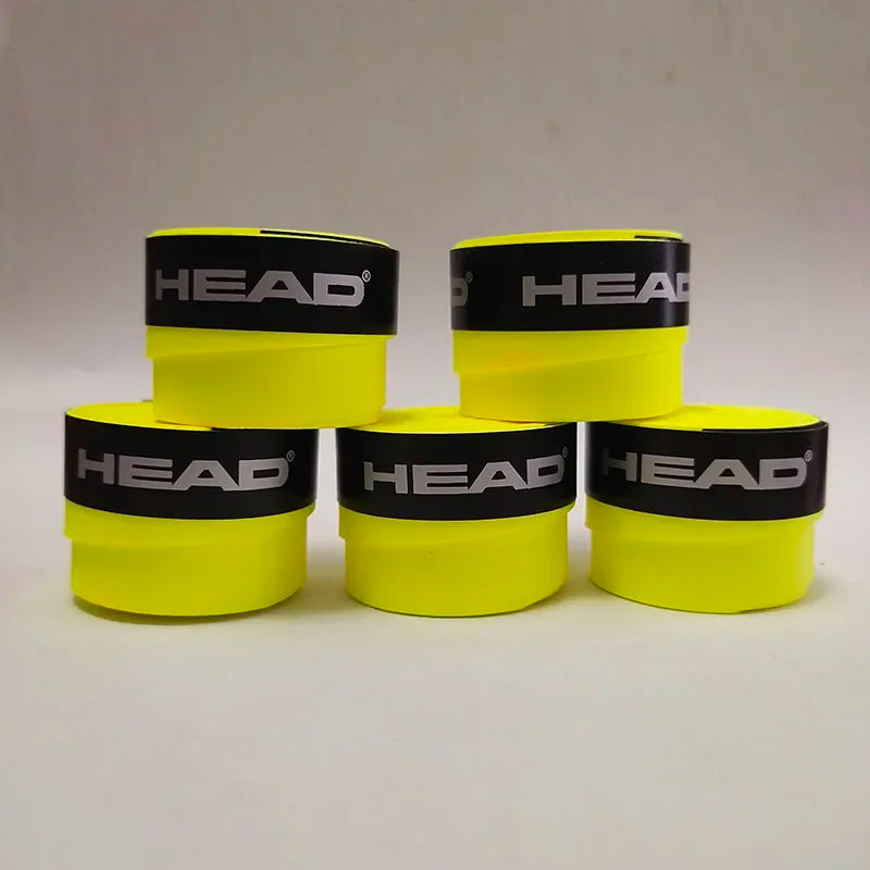 5 Pieces Original Head Overgrip Tennis Racket Anti Slip Grips Padel Accessory Shock Tennis Badminton Squash Training Sweatband