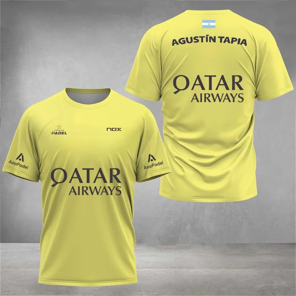 Padel Short Sleeve Fitness T-Shirt
