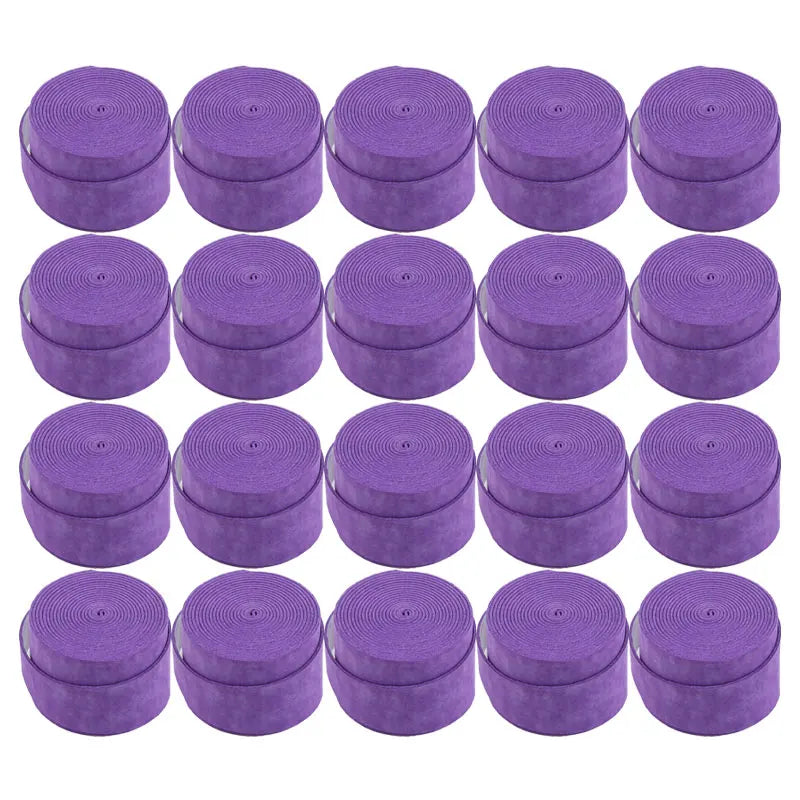 20/60pcs Universal Sweatbands Overgrip Anti-slip Tennis Padel Shock Absorption Badminton Grips Slingshot Tennis Racket