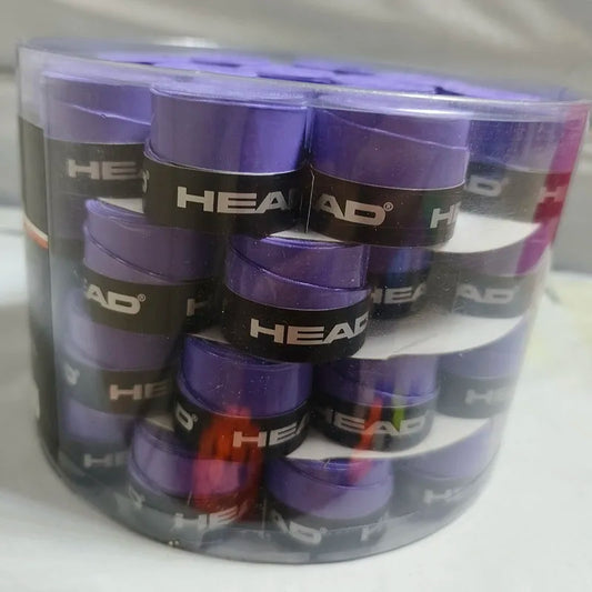 60 Pieces Original HEAD Tennis Overgrip Anti Slip Racket Sweatband Grips Padel Shock Absorption Grip Tape Training Accessories