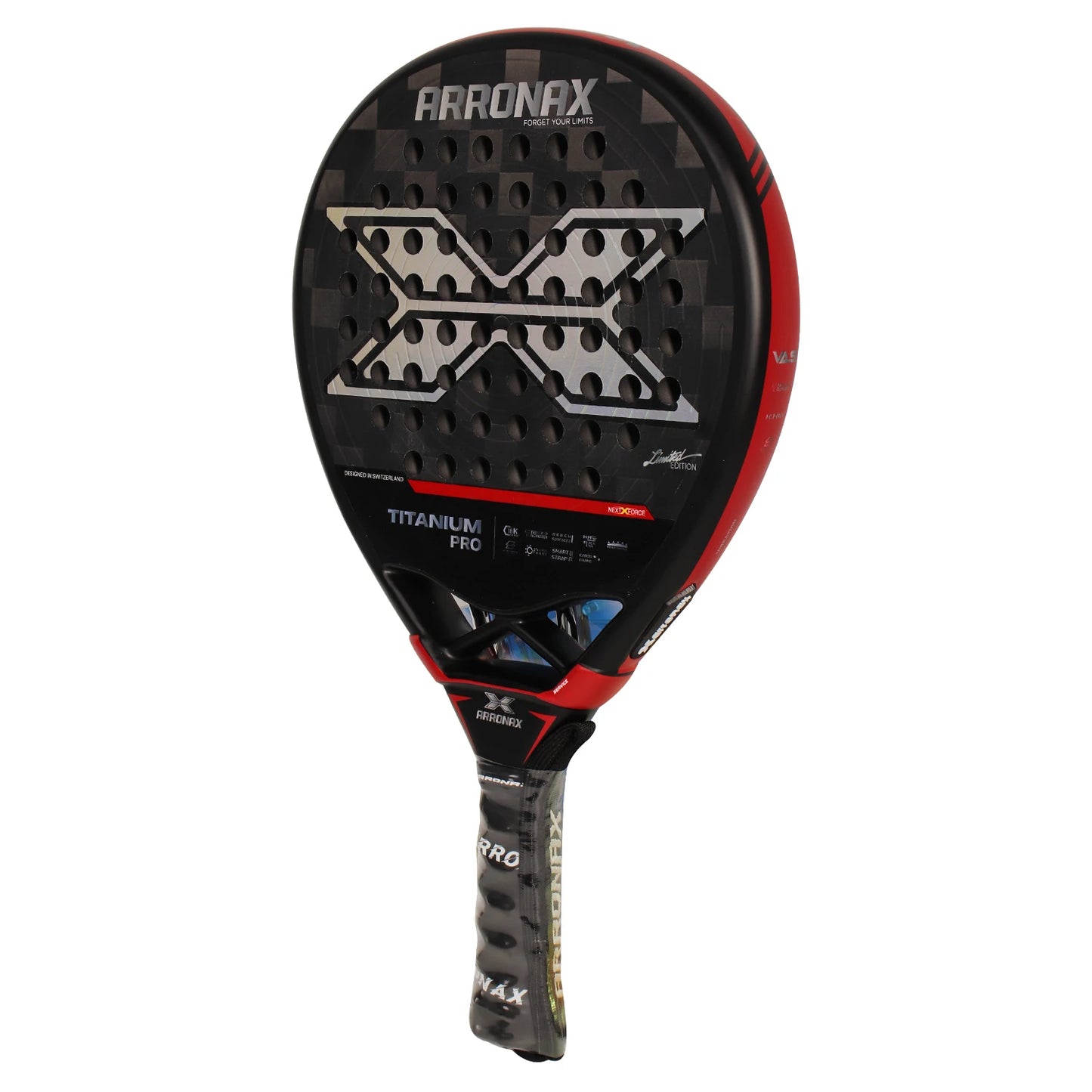 Arronax Professional Custom 2025 AT10 Luxury 18K Padel Tennis Rackets with EVA Core Pelotas De Padel for Padel Players