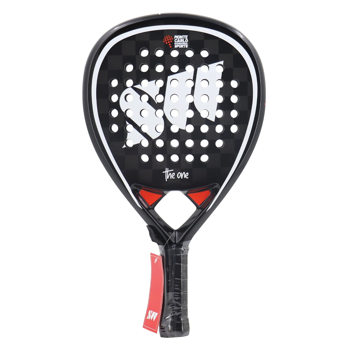 THUNDER Padel Racket – 3K/18K Carbon Fiber with EVA Soft Teach Rubber