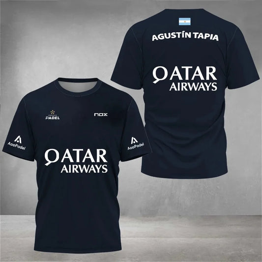 Padel Short Sleeve Fitness T-Shirt