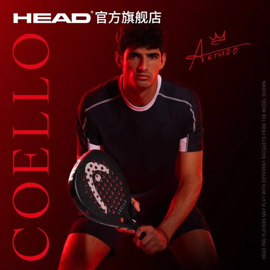 2025 NEW HEAD COELLO Series Padel Racket – Carbon Fiber with EVA Memory Flex Foam Core