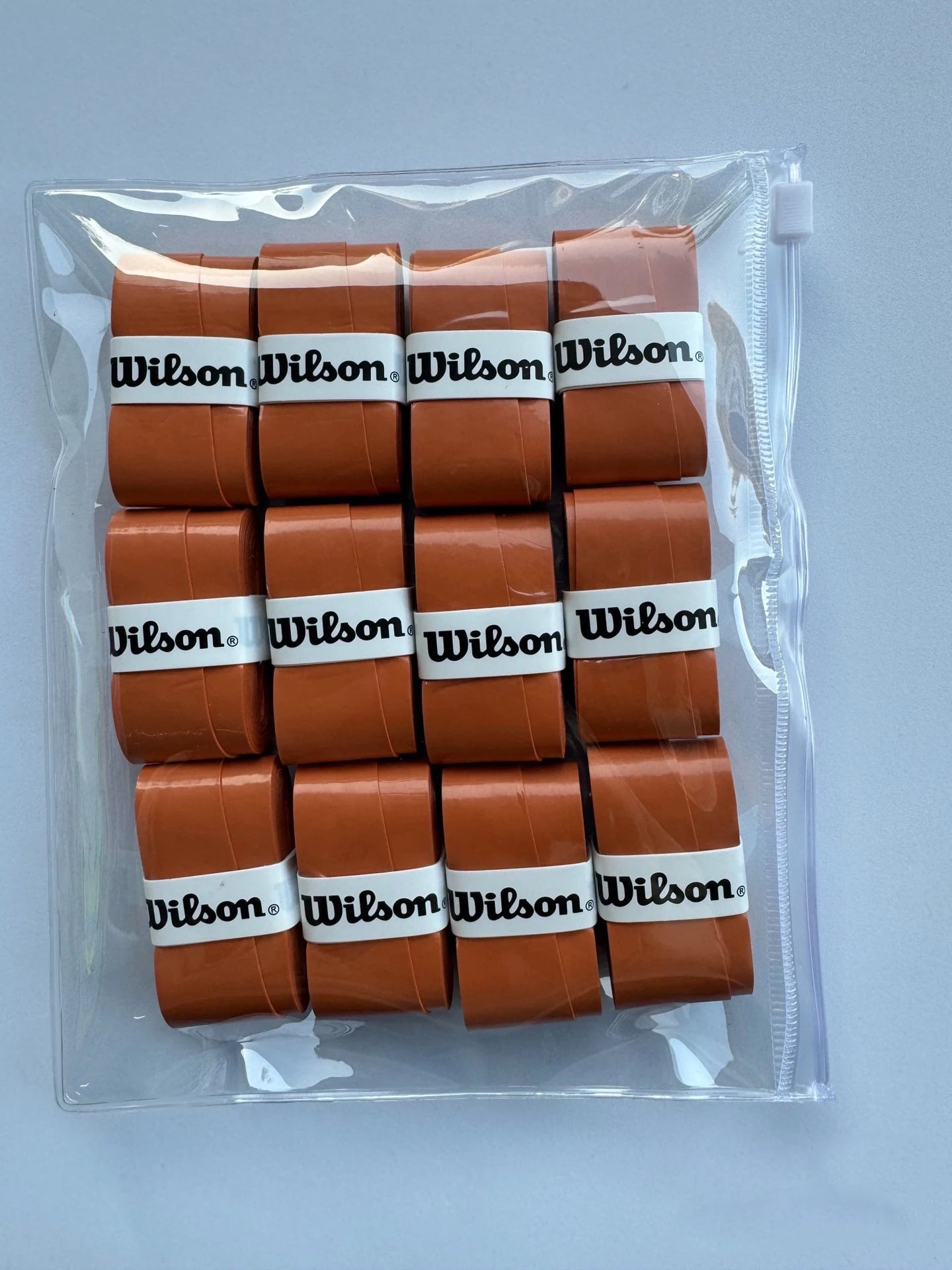 12PCS Wilson Tennis Racket Overgrip Sweat Band Absorption Grip PU Badminton Racket Handle Grip Tennis Griptape Padel Racket Grip