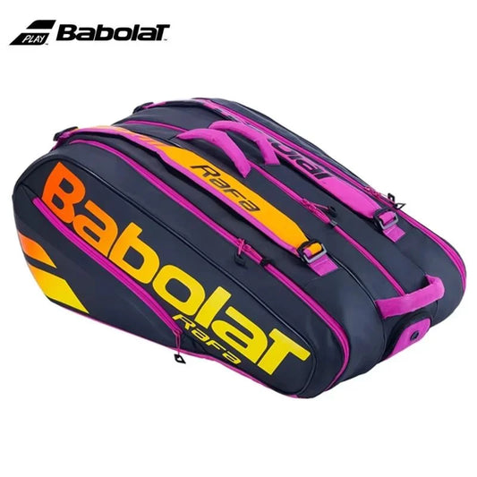 Original Babolat Tennis Racket Backpack PURE AERO RAFA Series Tennis Bag 3/12-Pack Padel Racket Badminton Raquete Tenis Bag
