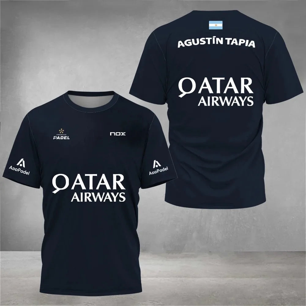 Padel Short Sleeve Fitness T-Shirt
