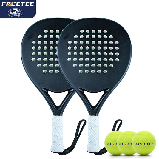 Factory Hot Sale 12K Padel Racket Full Carbon Training Racquet Exclusive Tennis Logo 100% Graphite High Quality Racquet for