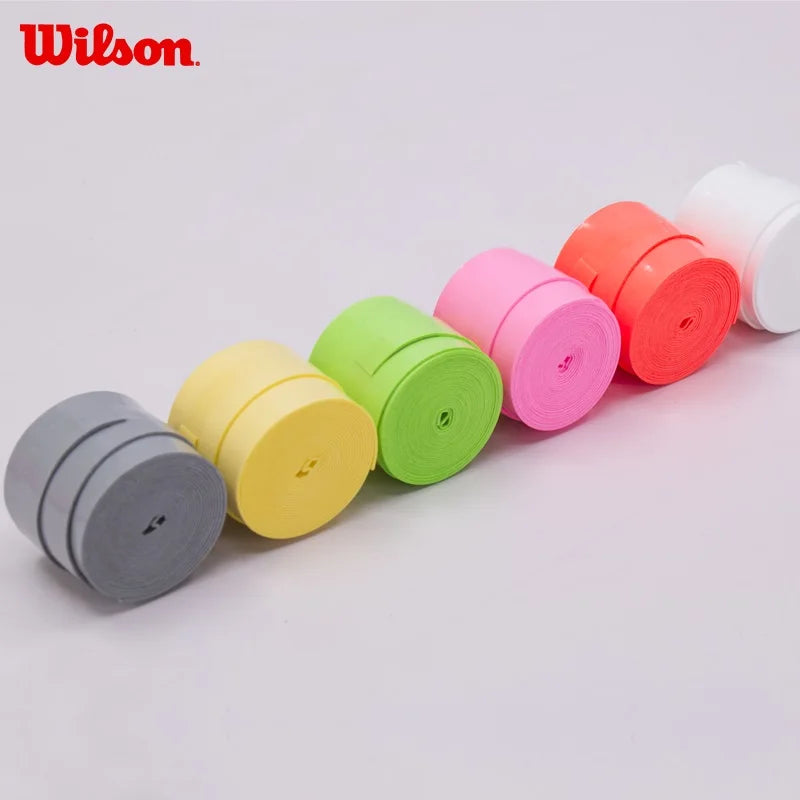 Wilson Tennis Racket Overgrip Sticky Sweat Band Absorption Grip PU Badminton Padel Racket Handle Grip Griptape
