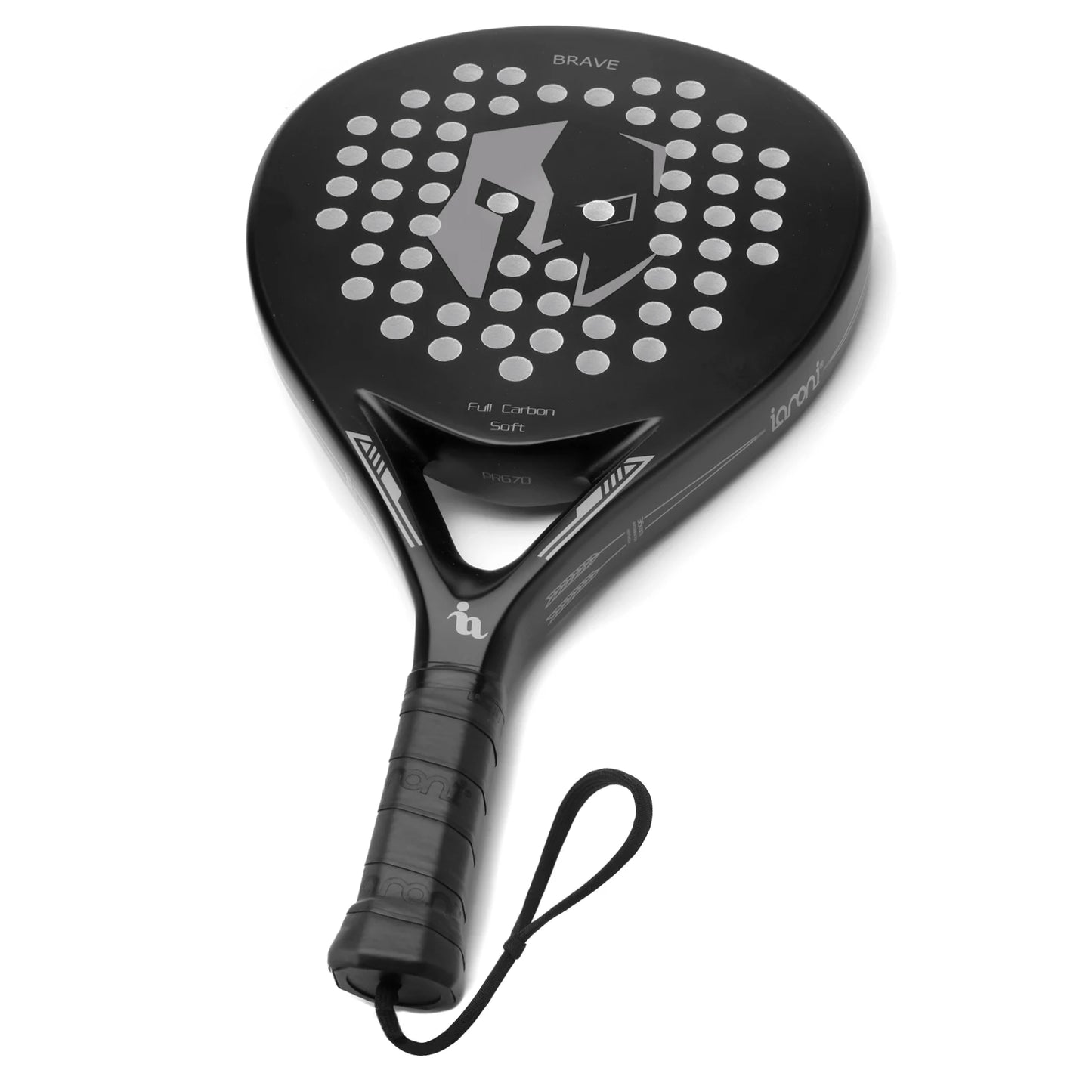 BRAVE Paddle Racket - Carbon Fiber with EVA Memory Flex Foam Core