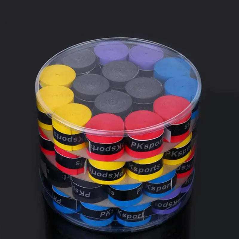 20/60pcs Universal Sweatbands Overgrip Anti-slip Tennis Padel Shock Absorption Badminton Grips Slingshot Tennis Racket