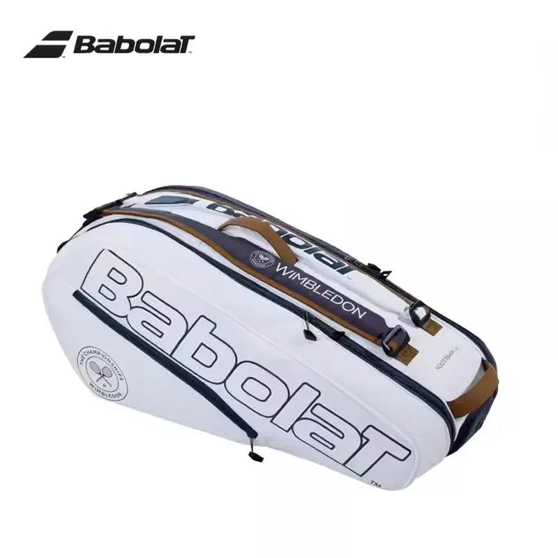 Babolat Tennis Padel Rackets WIMBLEDON Large-capacity Tennis Backpack Sports Bag Beach Tennis Rackets Bag With Shoes Compartment