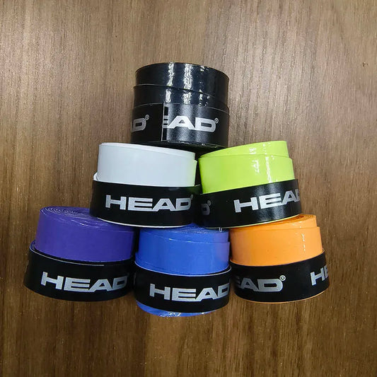 60 Pieces Original HEAD Tennis Overgrip Anti Slip Racket Sweatband Grips Padel Shock Absorption Grip Tape Training Accessories