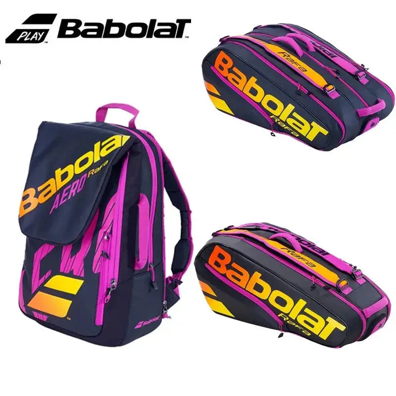 Original Babolat Tennis Racket Backpack PURE AERO RAFA Series Tennis Bag 3/12-Pack Padel Racket Badminton Raquete Tenis Bag