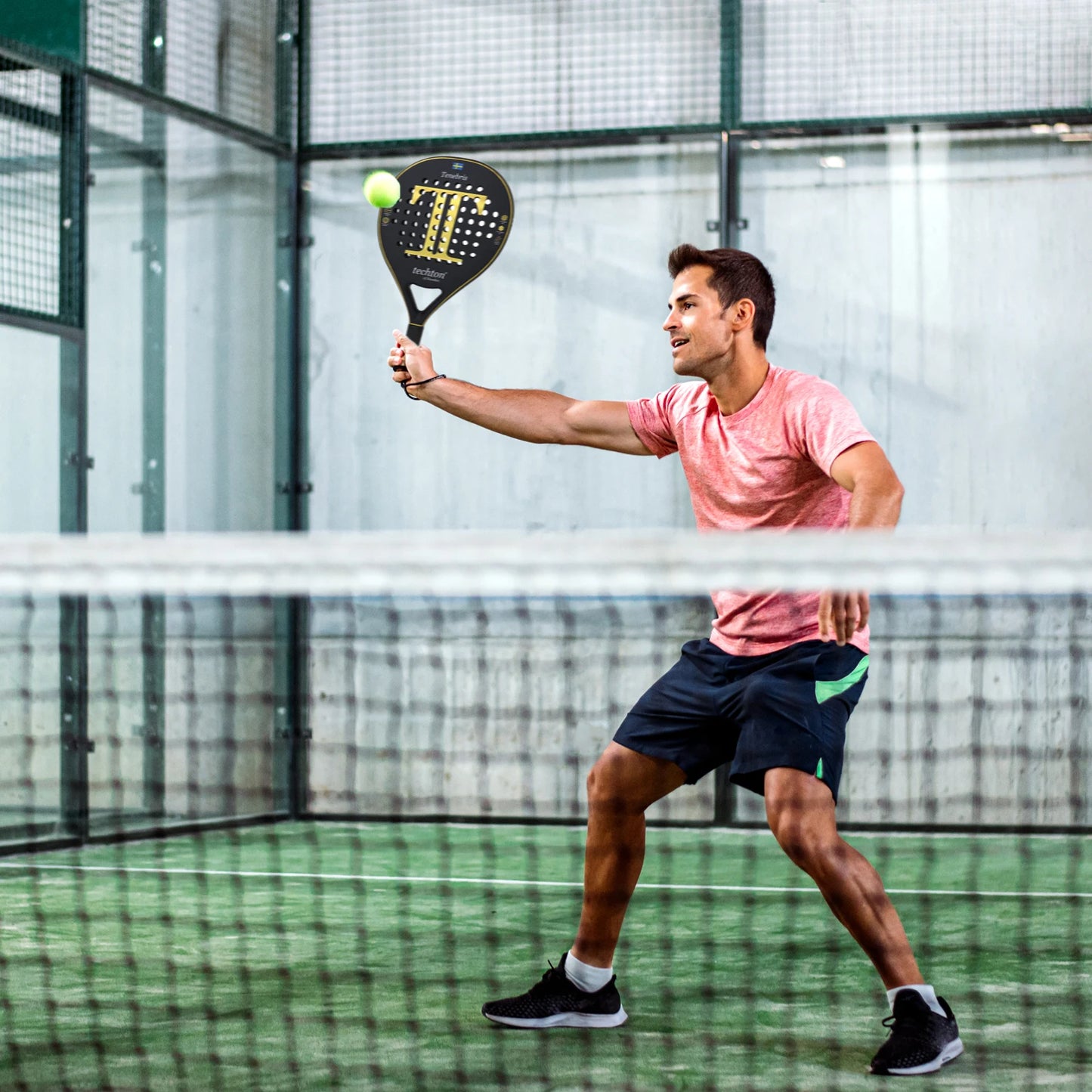 Lightweight FC/3K Full Carbon Fiber Padel Racket – Rough Surface with EVA Memory Flex Foam Core