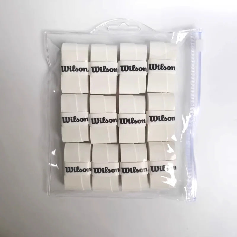 12PCS Wilson Tennis Racket Overgrip Sweat Band Absorption Grip PU Non-slip Racket Handle Grip Tennis Griptape Padel Grip PRO