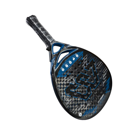 MOZKIUB Beach Tennis Padel Racket – 12K Carbon Fiber Surface with 3D Face & EVA Memory Foam Core