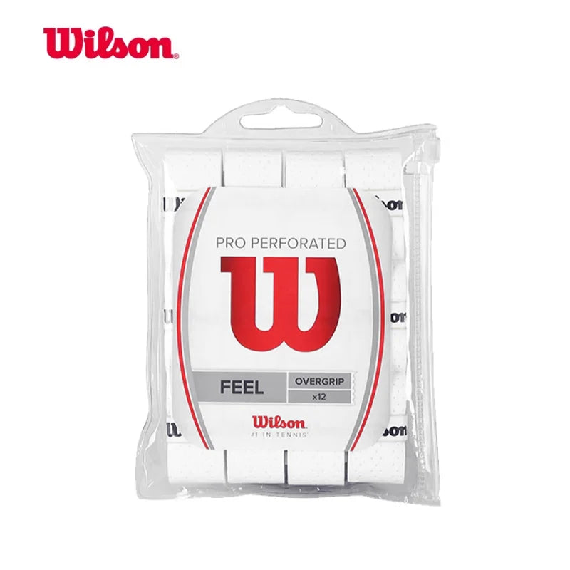 Wilson Tennis Racket Overgrip Sticky Sweat Band Absorption Grip PU Badminton Padel Racket Handle Grip Griptape