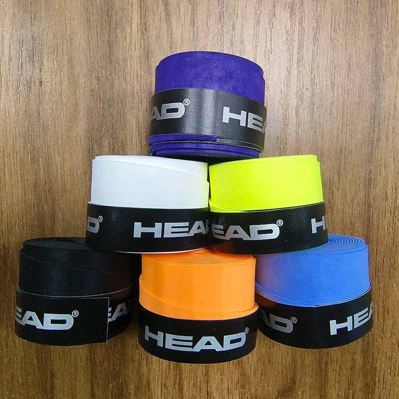 60 Pieces Original HEAD Tennis Overgrip Anti Slip Racket Sweatband Grips Padel Shock Absorption Grip Tape Training Accessories