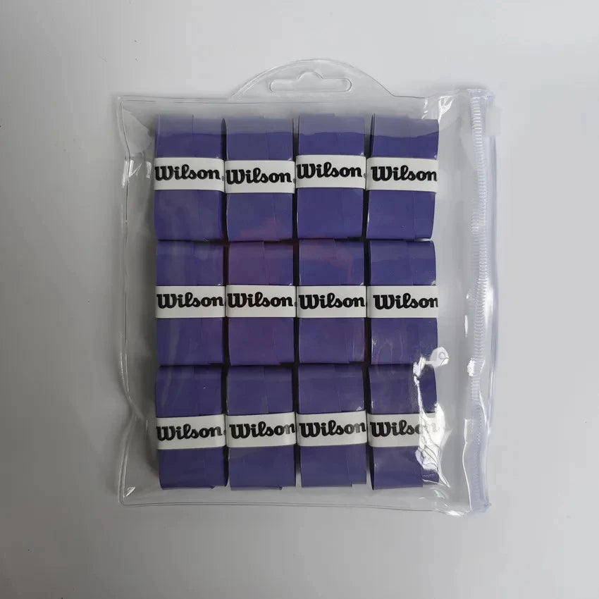 12PCS Wilson Tennis Racket Overgrip Sweat Band Absorption Grip PU Non-slip Racket Handle Grip Tennis Griptape Padel Grip PRO