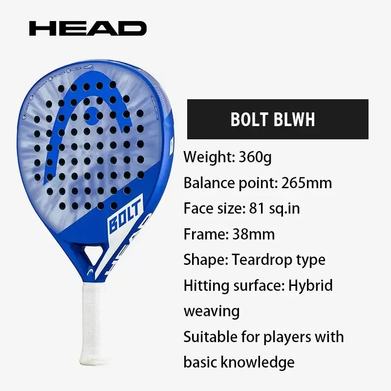 Padel Cage Tennis Racket BOLT Series Carbon Fiber