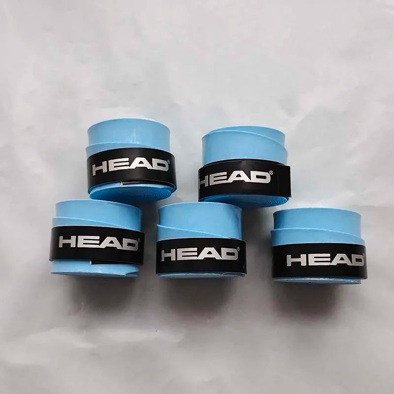 5 Pieces Original Head Overgrip Tennis Racket Anti Slip Grips Padel Accessory Shock Tennis Badminton Squash Training Sweatband
