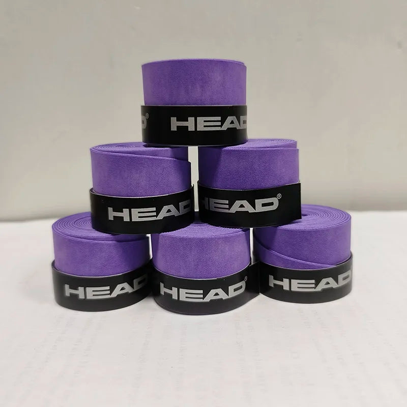 6 Pieces Original HEAD Overgrip Anti Slip Tennis Racket Sweatband Grips Padel Shock Absorption Grip Tape Training Accessories