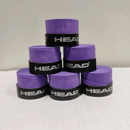 6 Pieces Original HEAD Overgrip Anti Slip Tennis Racket Sweatband Grips Padel Shock Absorption Grip Tape Training Accessories