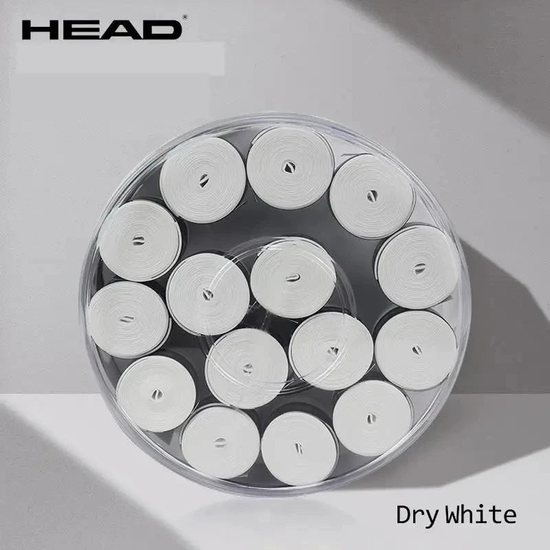 60pcs/lot HEAD Tennis Overgrip Padel Racket Single Tenis Grip Tape Anti Slip Outdoor Training Sweatband Badminton Accessories