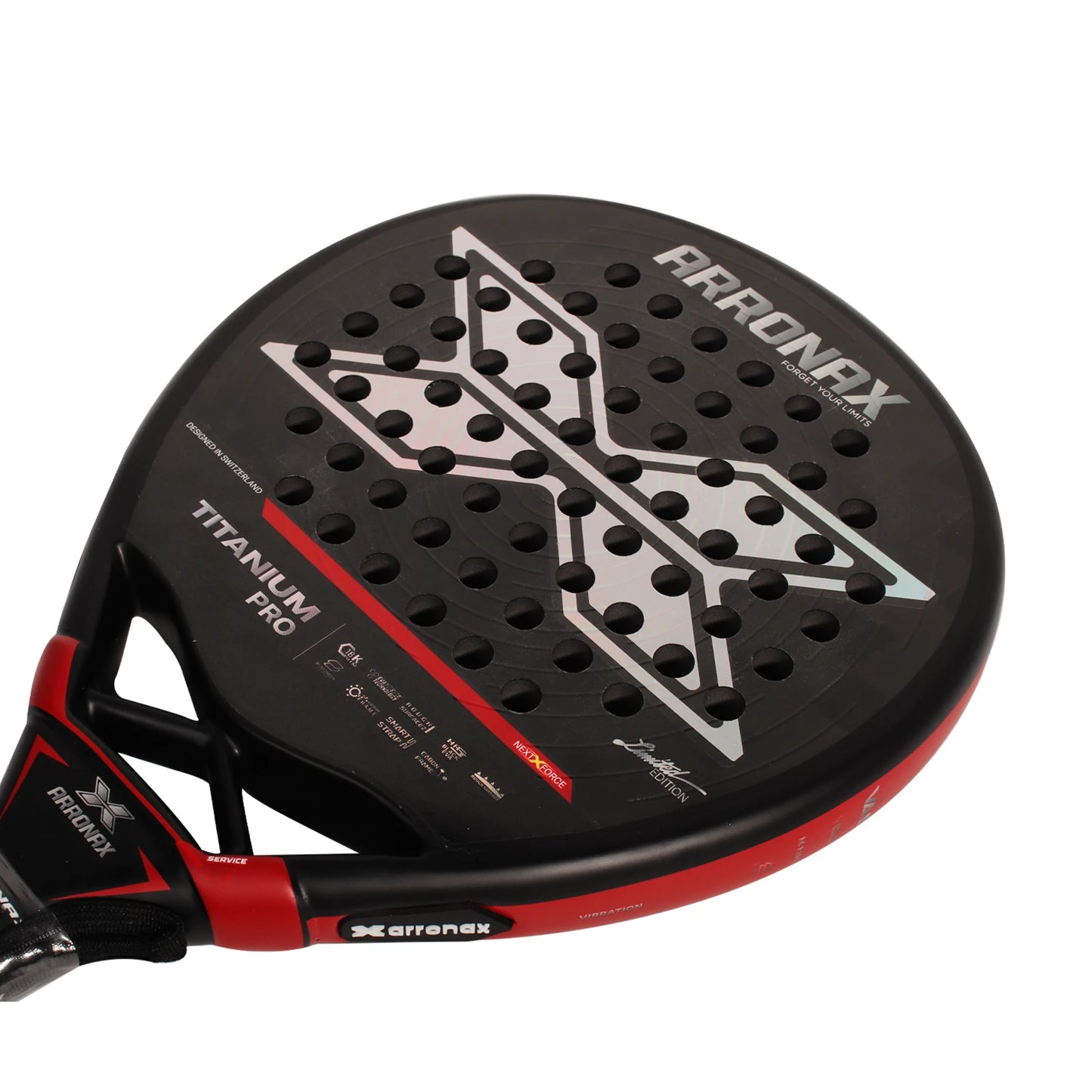 Arronax Professional Custom 2025 AT10 Luxury 18K Padel Tennis Rackets with EVA Core Pelotas De Padel for Padel Players