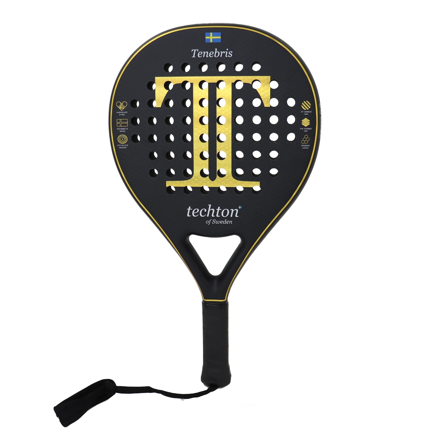 Lightweight FC/3K Full Carbon Fiber Padel Racket – Rough Surface with EVA Memory Flex Foam Core